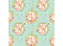 Bio Jersey Lillestoff - Spring Adventures Maus mint